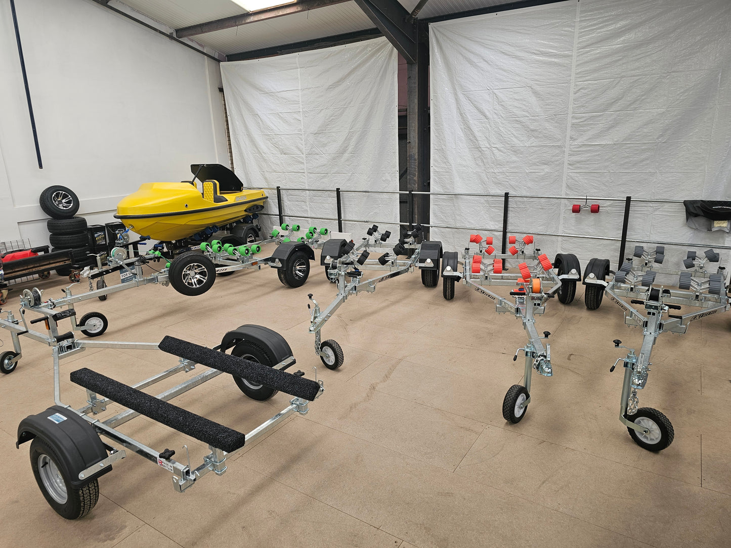 EXT750 Jetski Roller Extreme Wide Wheel Trailer