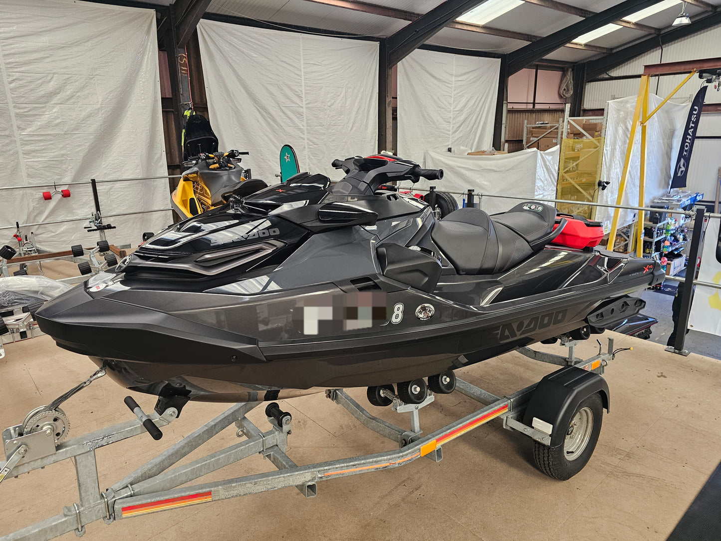 2022 Pre-owned Sea-Doo RXT-X 300hp Triple Black