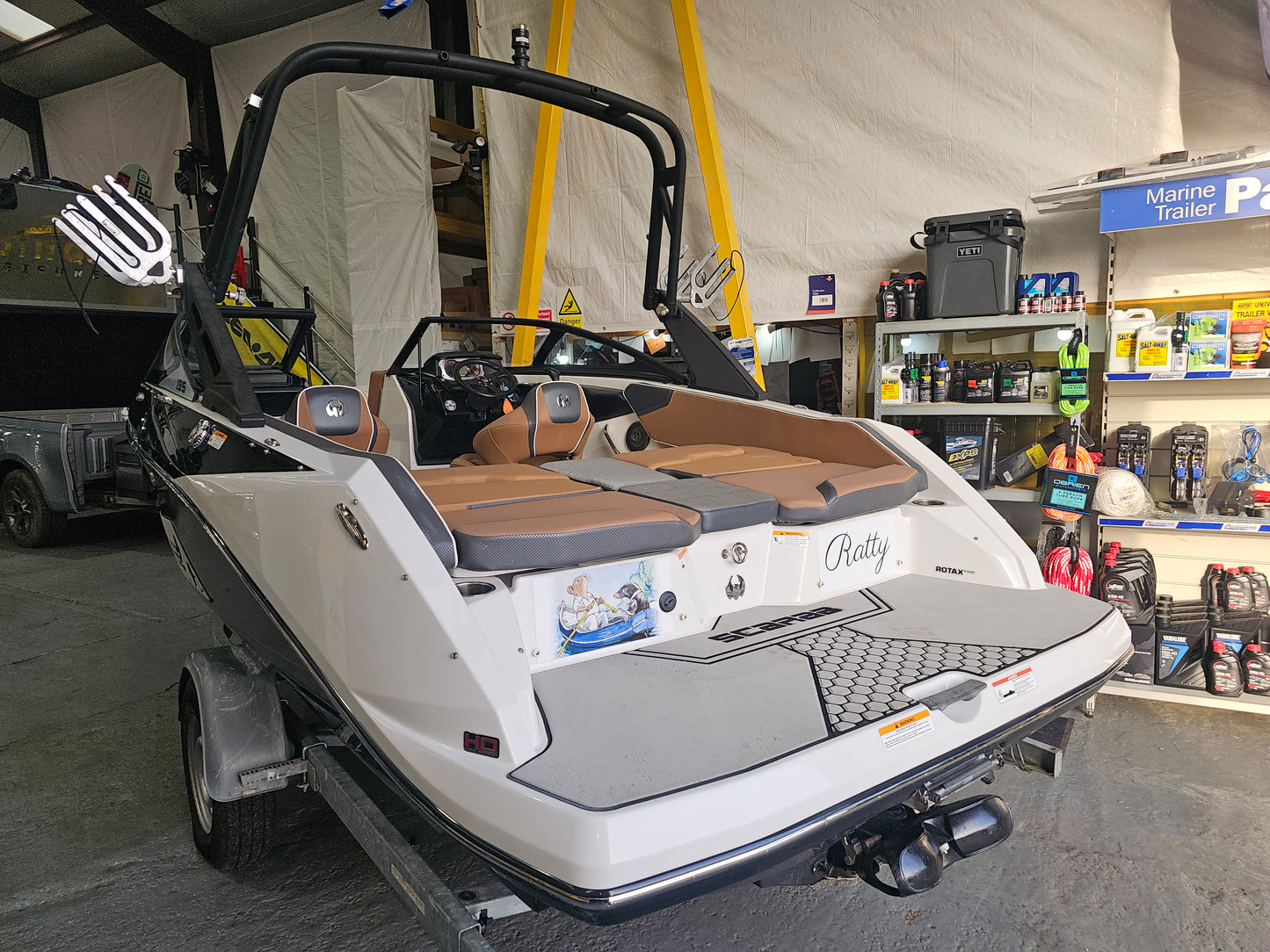 2018 Scarab 195 Rotax Jet Boat 250hp