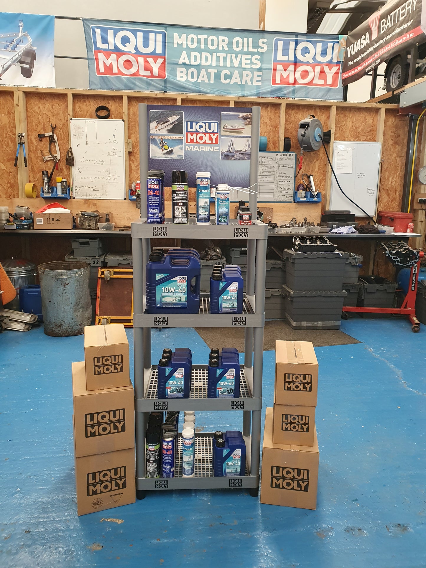 LIQUI MOLY 10W-40 Marine 4T Motor Oil