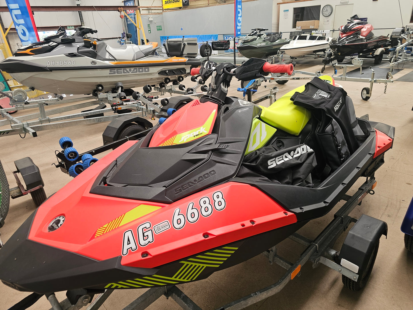 2020 Pre-owned Sea-Doo Spark Trixx 3up 90hp