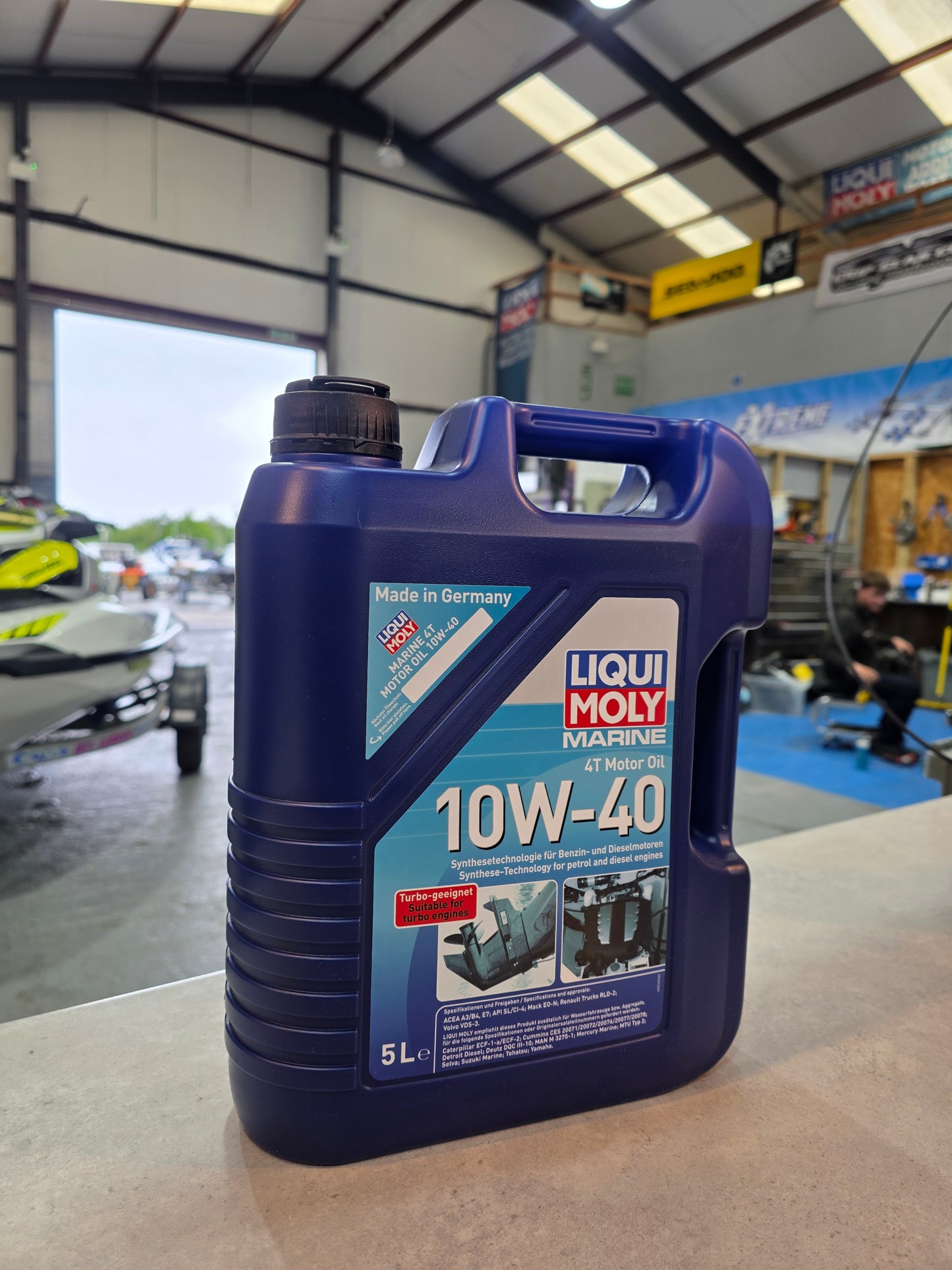 Liqui Moly Marine 4T Outboard Inboard Motor Oil 10W-40