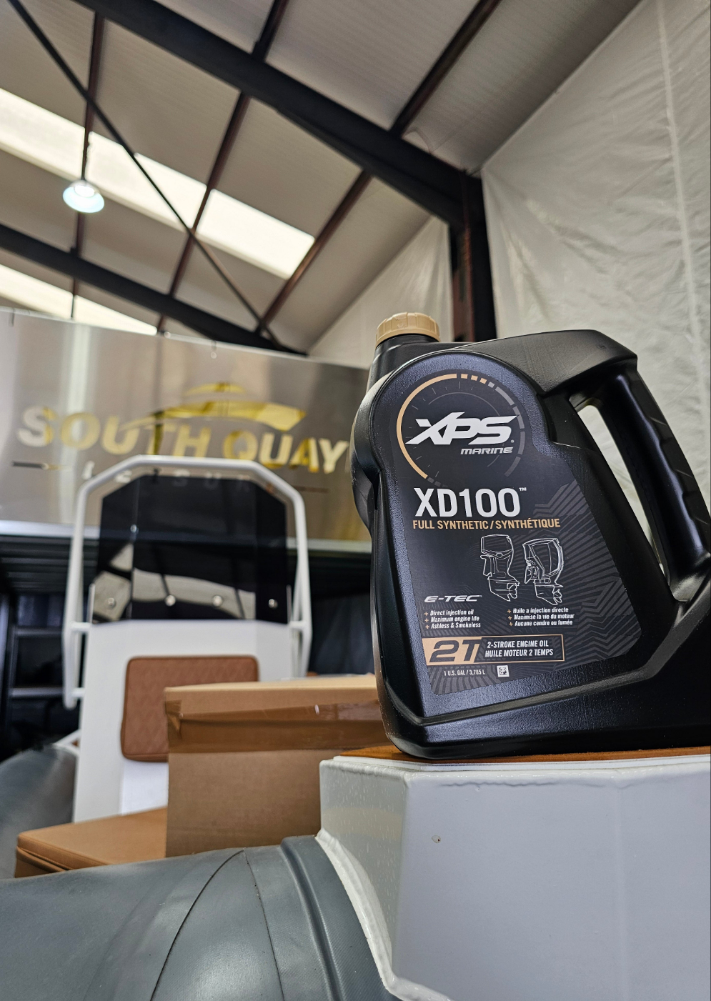 BRP XPS EVINRUDE ETEC XD100 SYNTHETIC 2-STROKE OUTBOARD OIL 3.78L