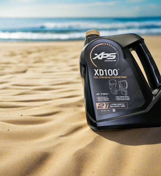 BRP XPS EVINRUDE ETEC XD100 SYNTHETIC 2-STROKE OUTBOARD OIL 3.78L