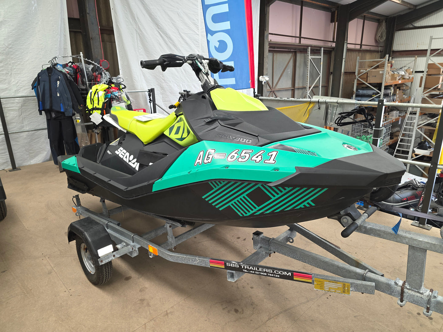 2019 Pre-owned Sea-Doo 3up Spark Trixx 90hp