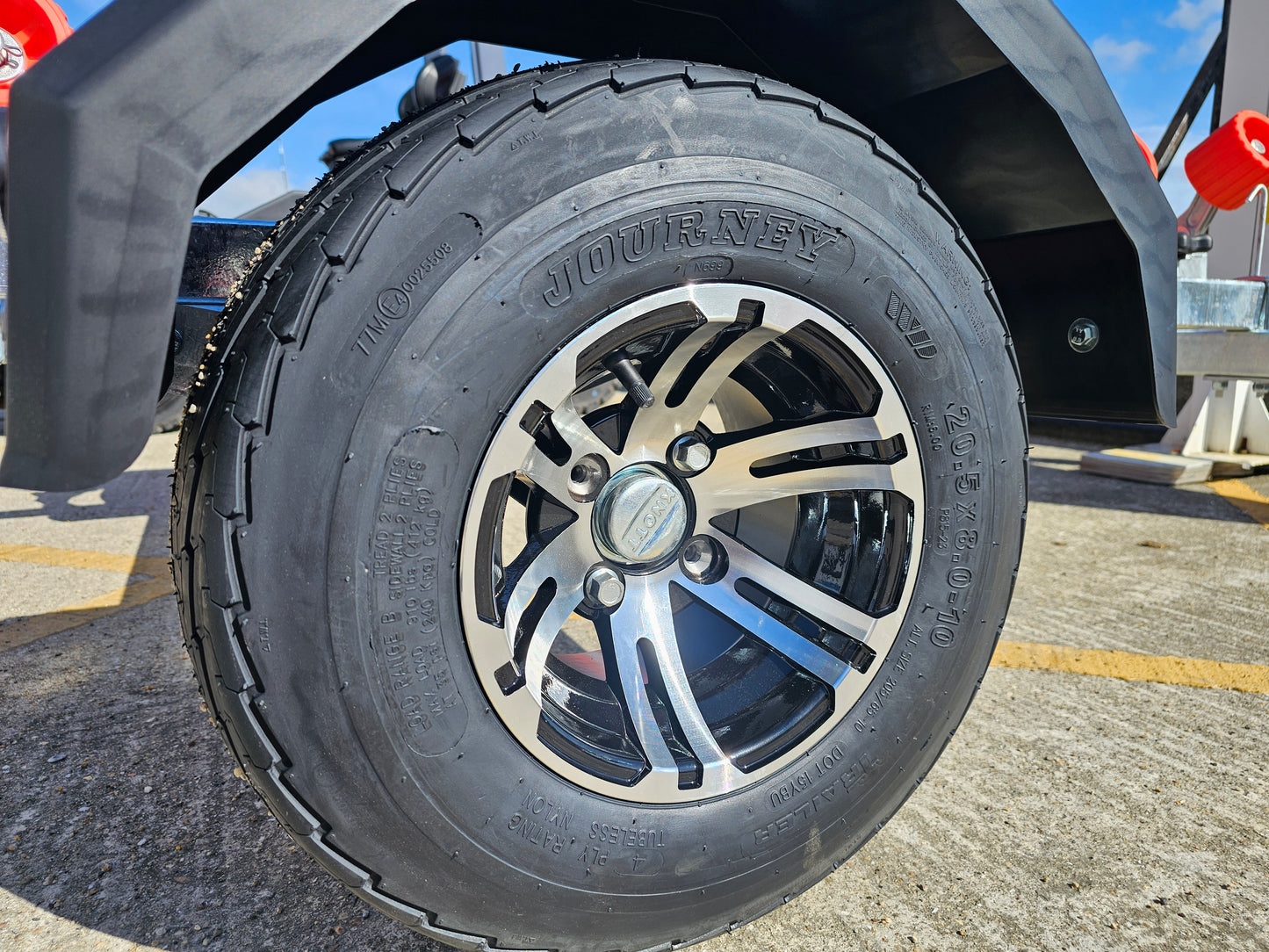 10" Alloy Balloon Jetski Wheel and Tyre Upgrade