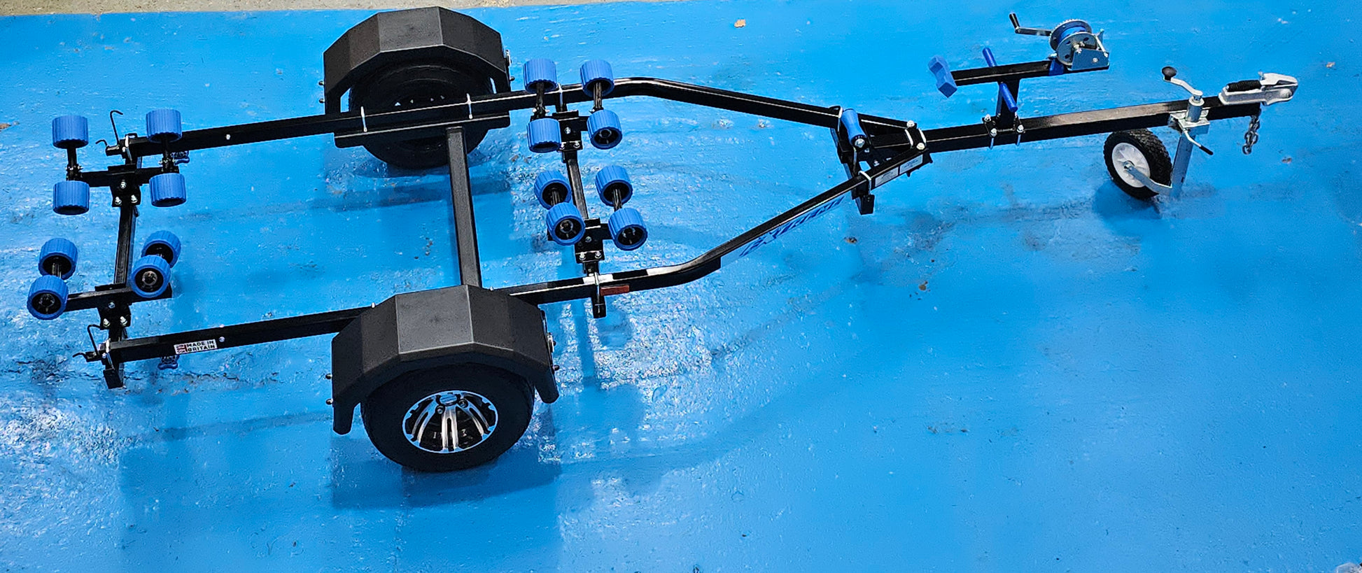 Extreme custom jetski trailer black 