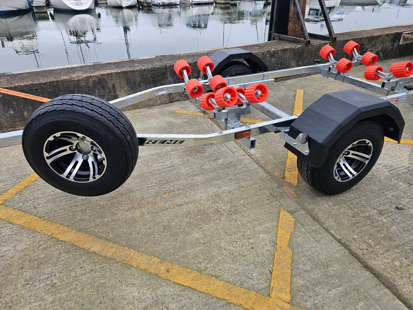 EXT750 Jetski Roller Extreme Wide Alloy Wheel Trailer