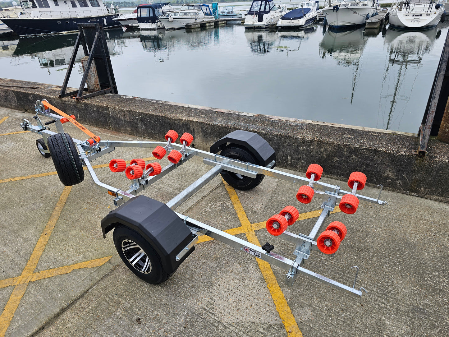 EXT750 Jetski Roller Extreme Wide Alloy Wheel Trailer