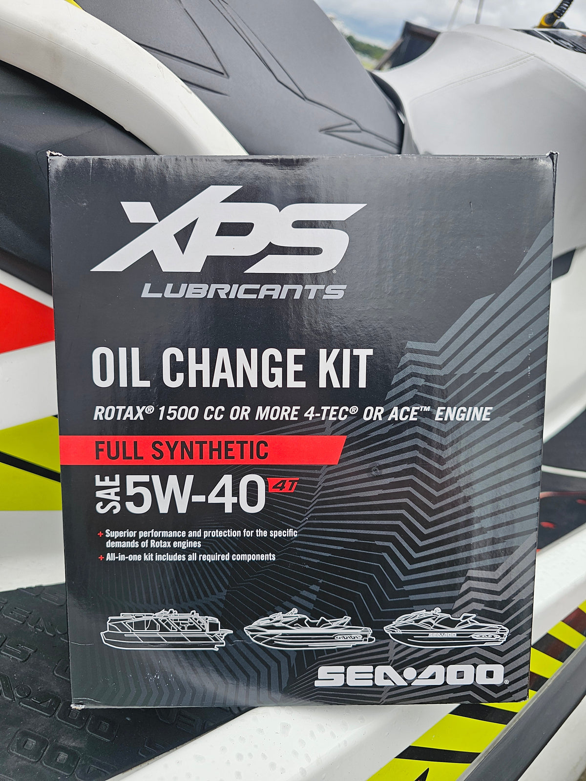 XPS 9779950 full synthetic 5W-40 oil change kit packaging and product details