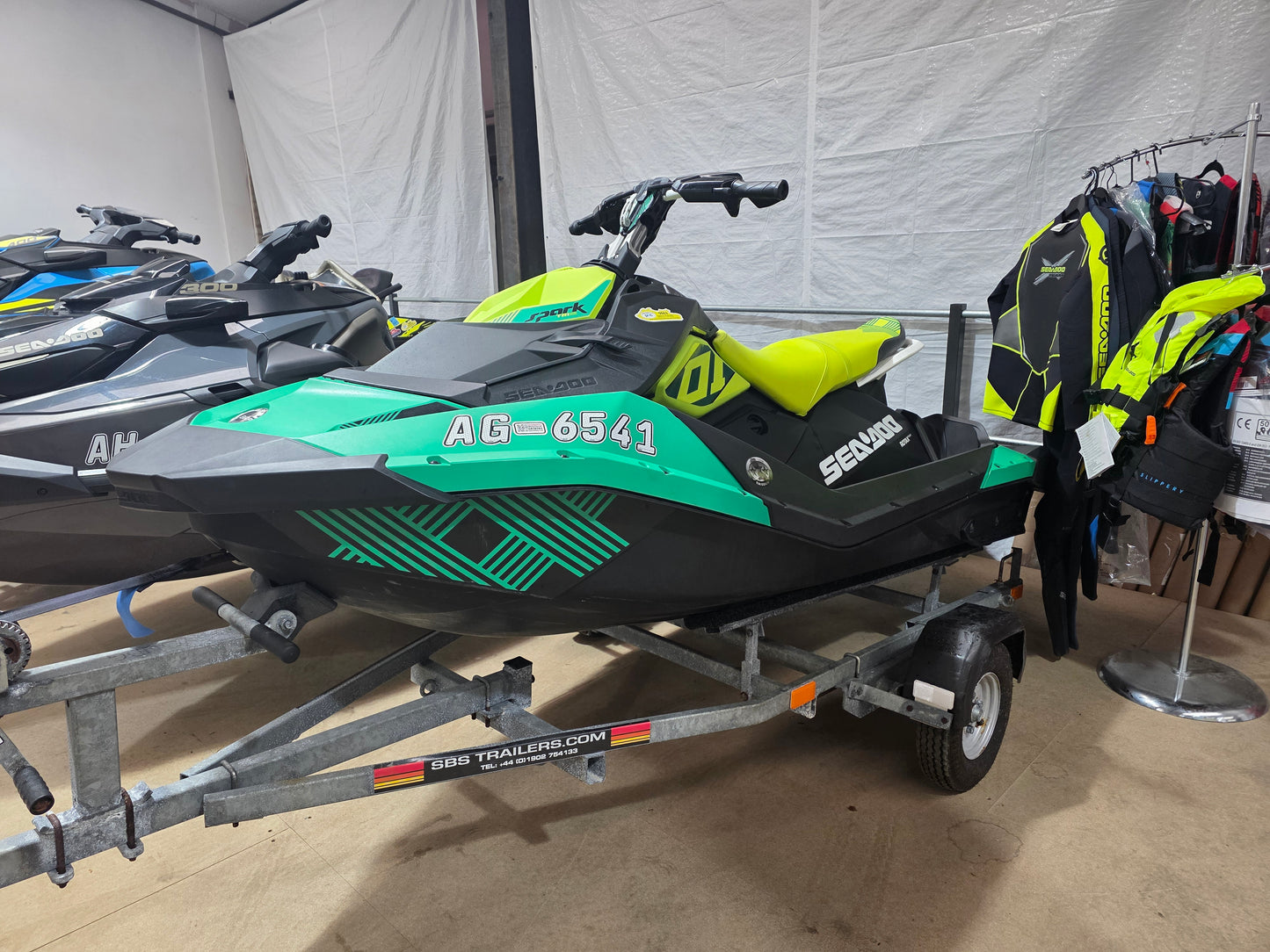2019 Pre-owned Sea-Doo 3up Spark Trixx 90hp