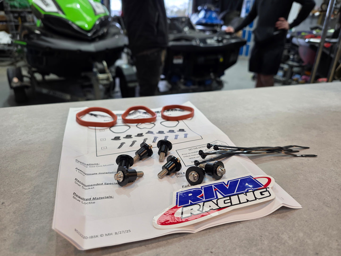 RS12220-IBSK Sea Doo 325 Intake Manifold Bushing Sealing Upgrade