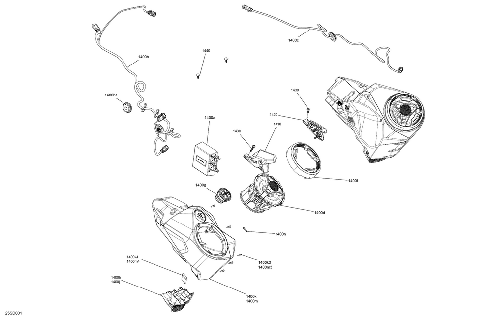 278003463 Sea-Doo Replacement Speaker