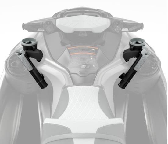 Sea-Doo front support for ROD and CUP Holder (Left)