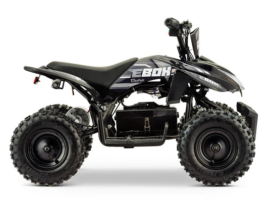EBOX AC/DC kids electric quad bike – black
