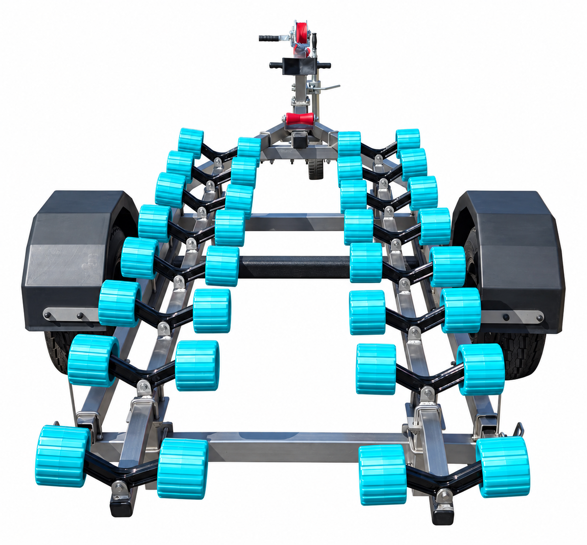 Extreme EXT750SS stainless jet ski trailer colour coded roller option