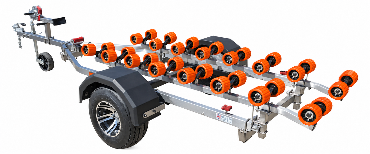 Extreme EXT750SS PWC trailer custom ribbed roller colour example