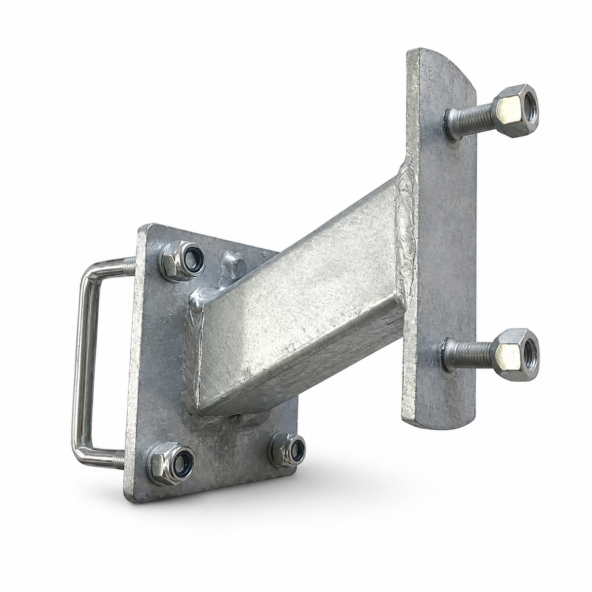 Extreme galvanised spare wheel carrier bracket for 100mm PCD wheels