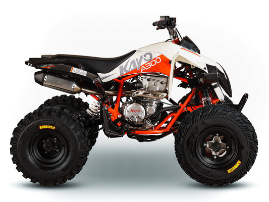 Kayo A300 petrol sports quad bike – side view