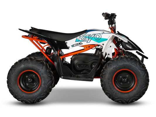 Kayo E-Bull electric quad bikes – side view