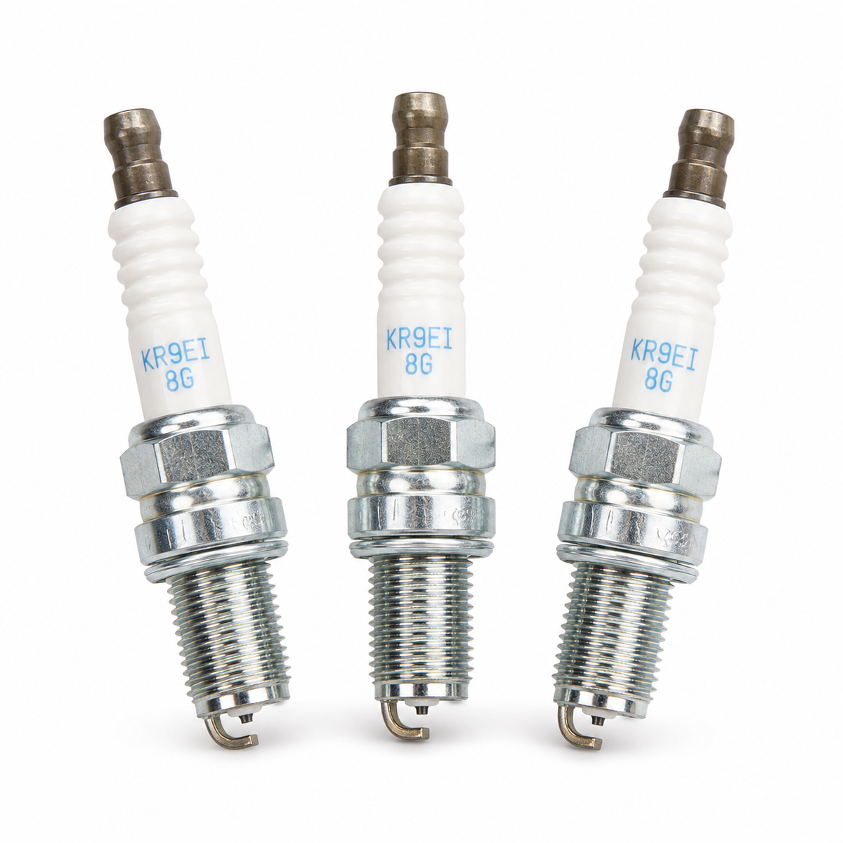 Three NGK KR9EI8G iridium spark plugs for Sea-Doo 325 HP and 350 HP