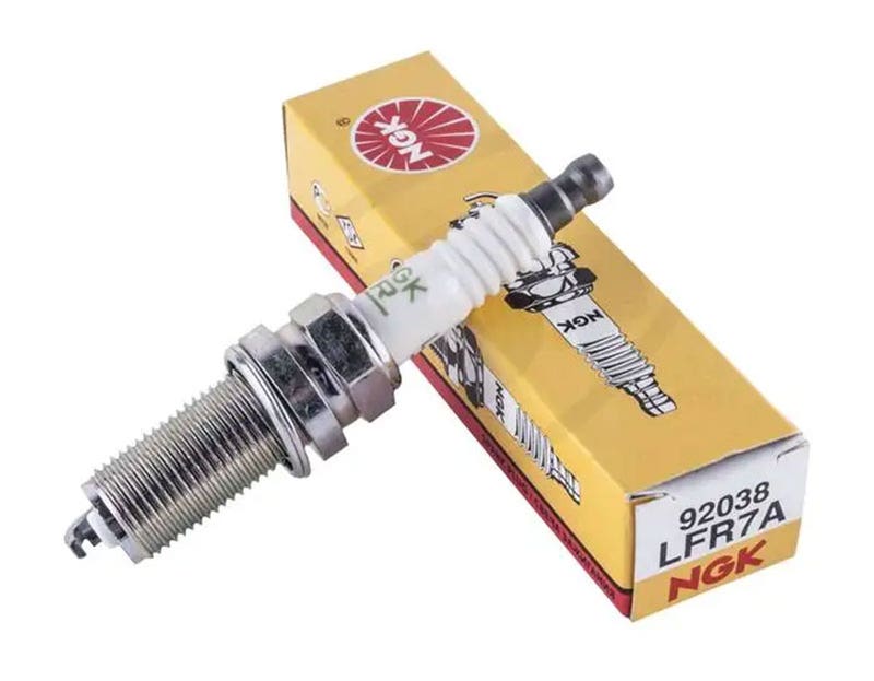 NGK LFR7A 92038 spark plug and box for Yamaha SVHO WaveRunner