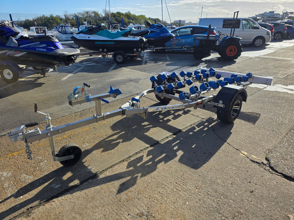 Extreme EXT750SS 750kg Stainless Steel Jet Ski Trailer | Custom Rollers