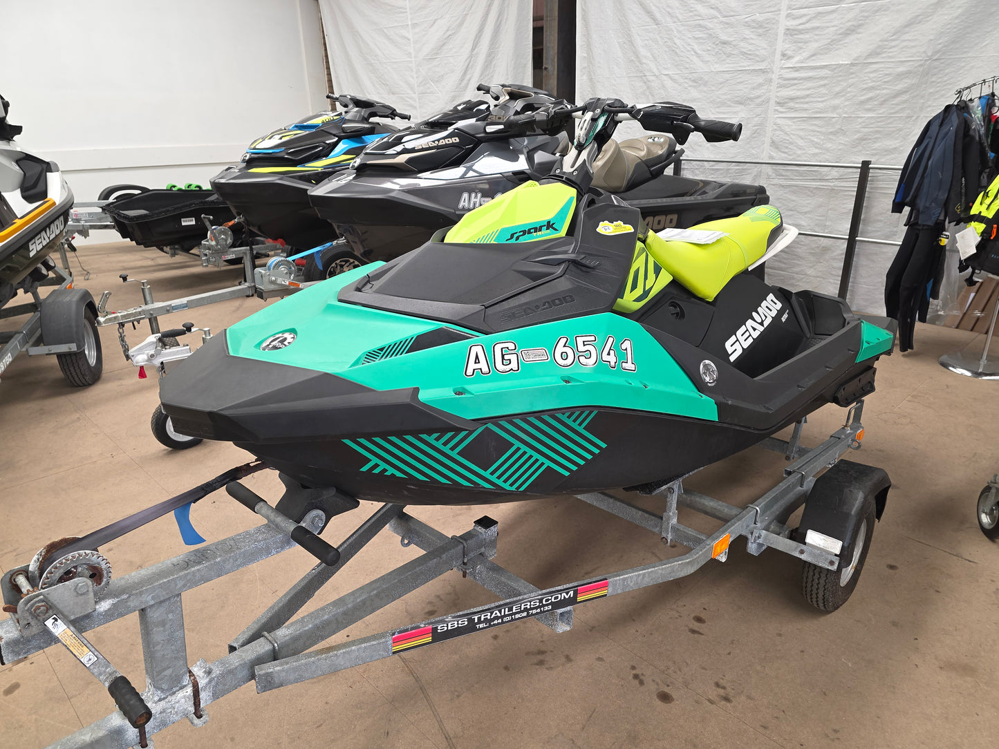 2019 Pre-owned Sea-Doo 3up Spark Trixx 90hp