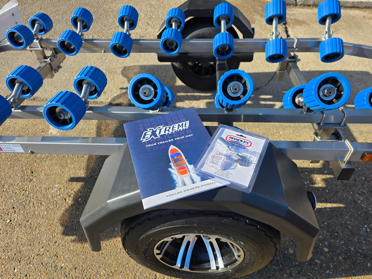 Extreme EXT750SS 750kg Stainless Steel Jet Ski Trailer | Custom Rollers