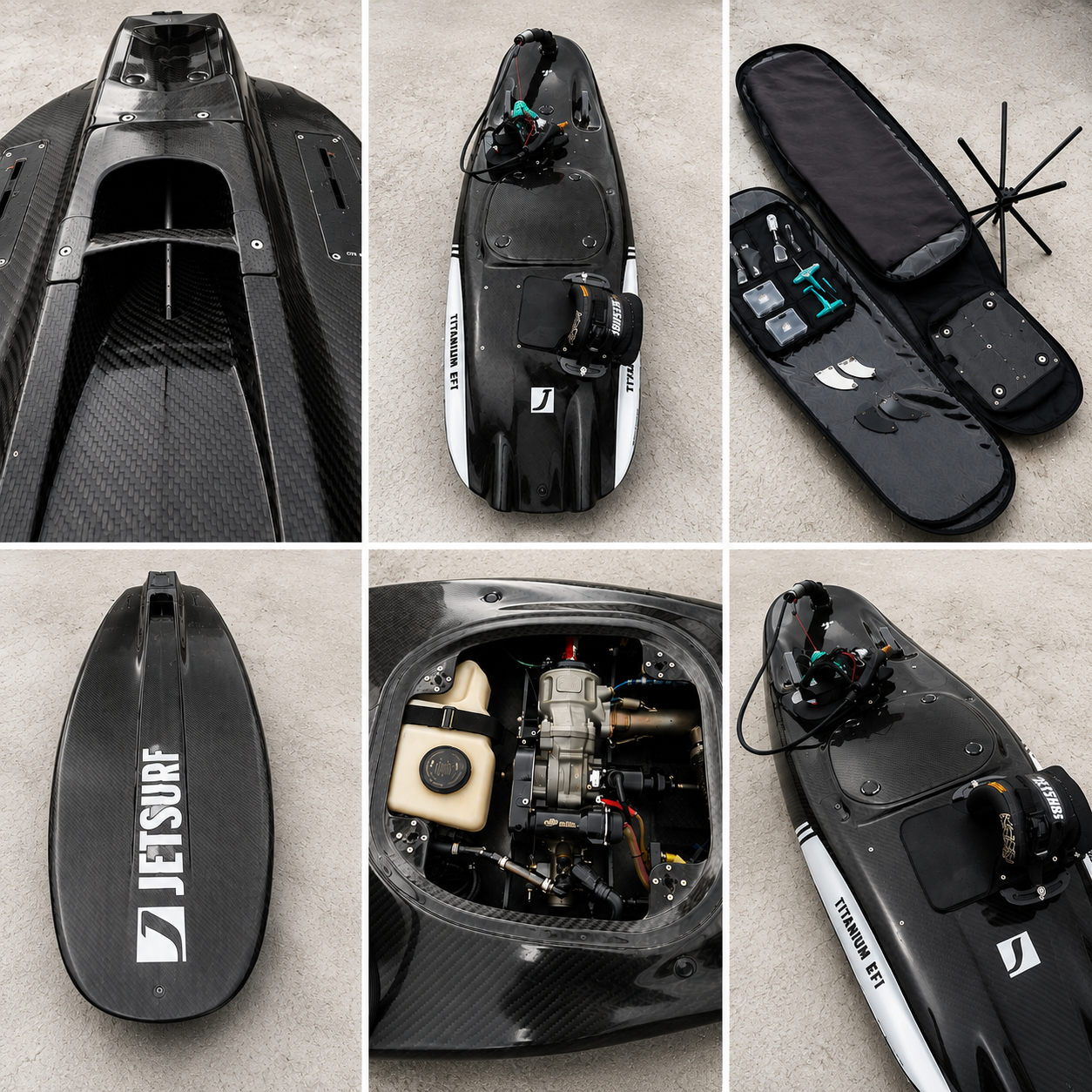 JETSURF TITANIUM RS – 2021 – CARBON FIBRE PETROL MOTORISED SURFBOARD