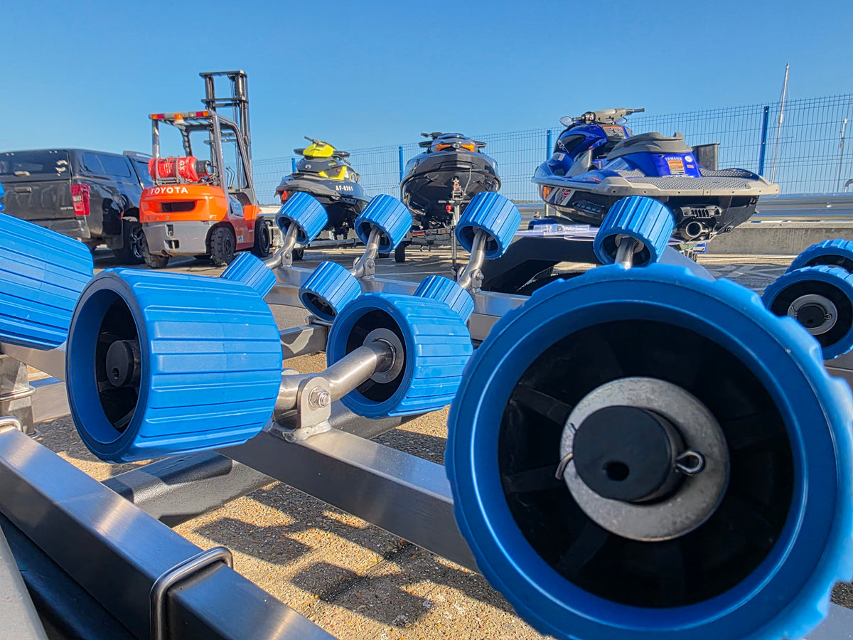 Extreme EXT750SS 750kg Stainless Steel Jet Ski Trailer | Custom Rollers