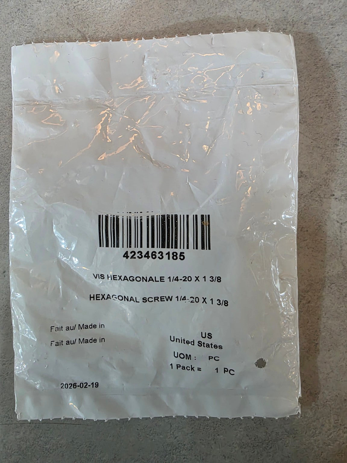 Rotax jet boat jet pump reverse bolt 423463185