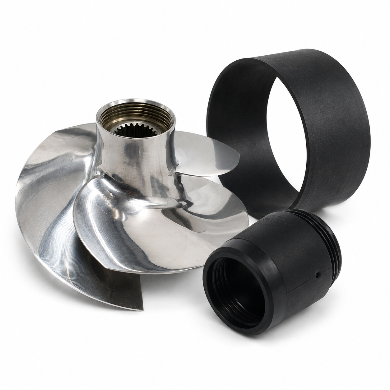 Sea-Doo GTI 90 Solas SG-CD-10/16 impeller kit with JSH wear ring and rubber nose cone