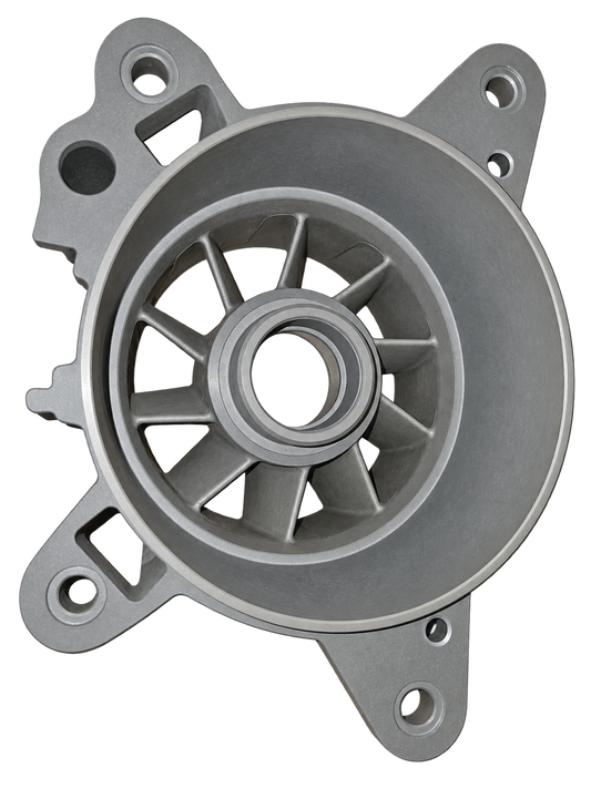 Sea-Doo Rotax jet pump housing 271002018 with mounting flange and fixed vanes