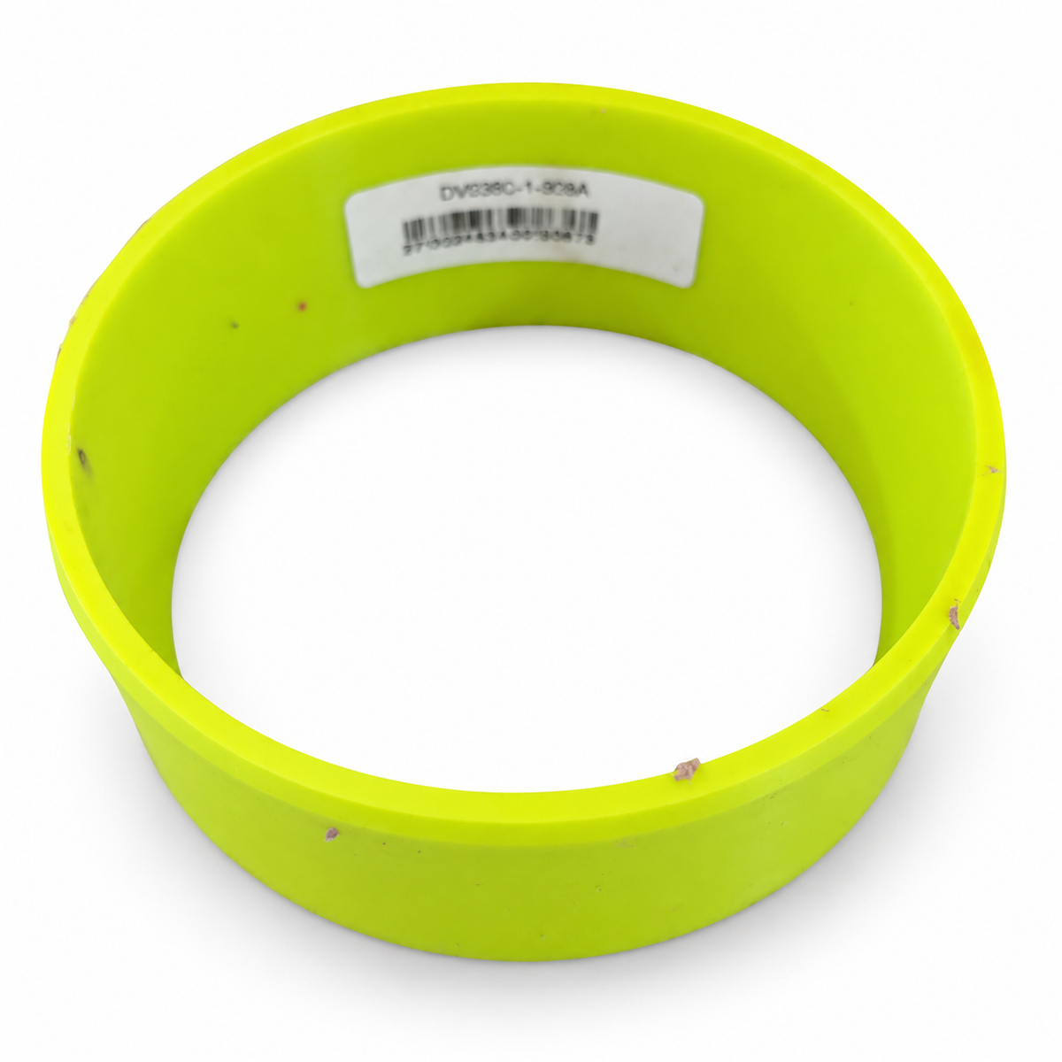 OEM Sea-Doo Spark 2027 onwards wear ring 271002483 in yellow green on a white background
