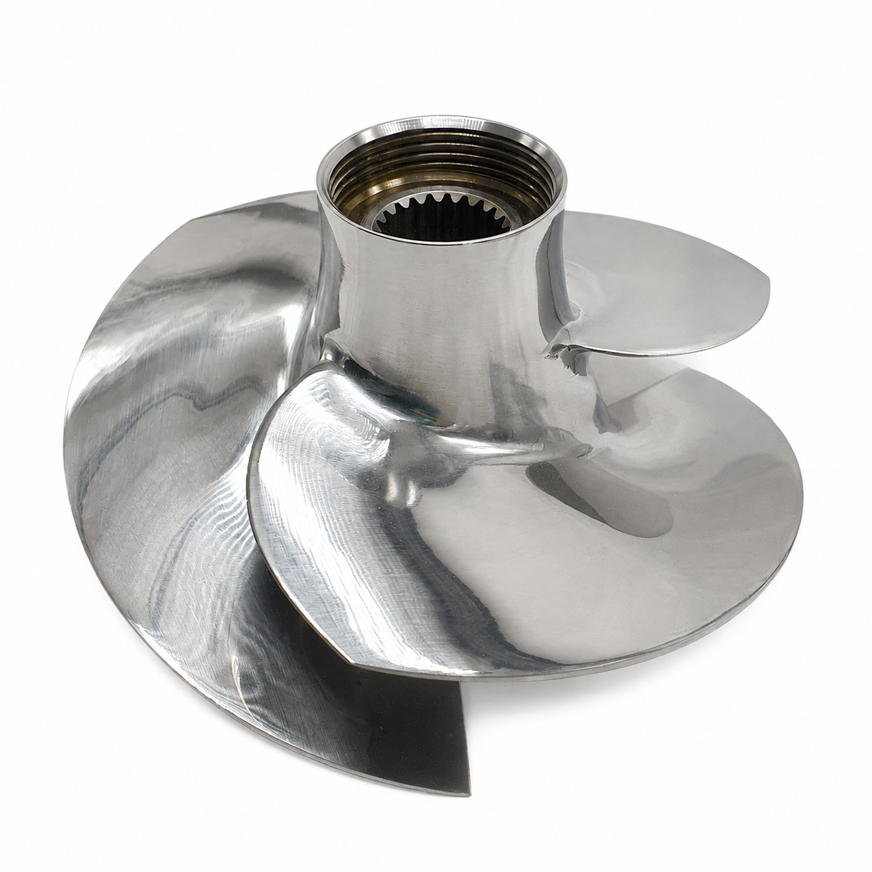 Solas SG-CD-10/16 three-blade stainless steel impeller front view