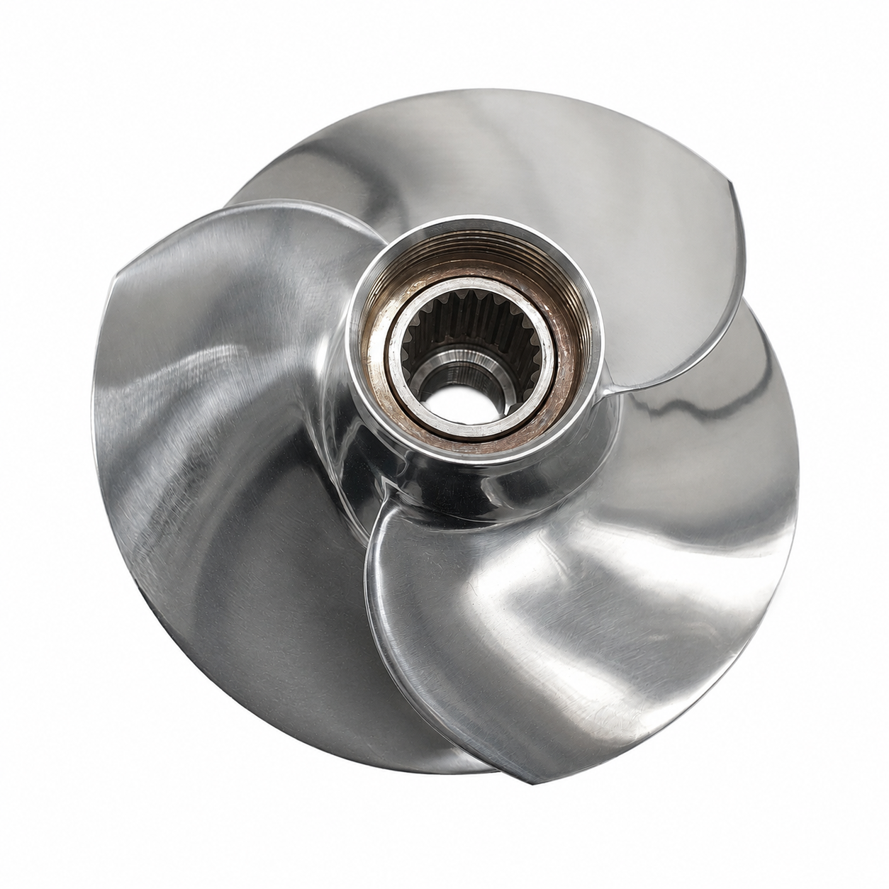 Solas SG-CD-10/16 impeller spline and threaded hub detail