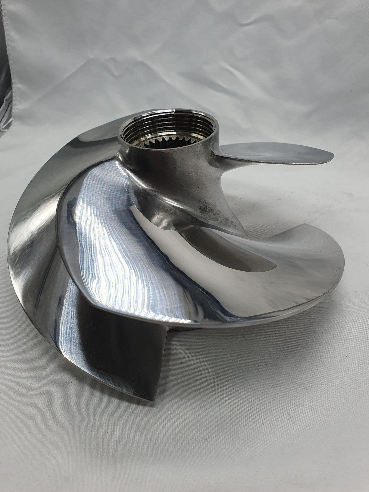 Solas SXX-CD-14/19 Sea-Doo 325 stainless steel impeller side view