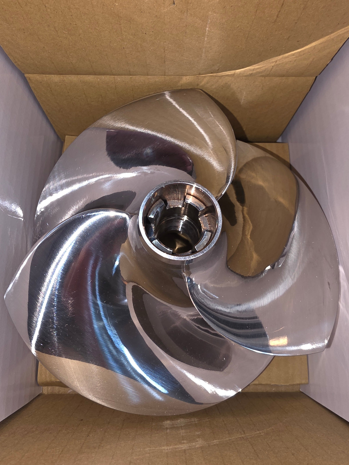 SOLAS YG-DF-14/20 stainless steel impeller blade view