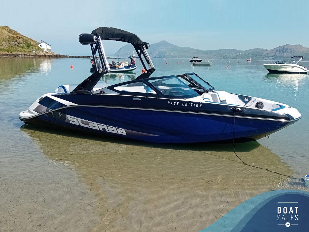 Scarab 195 Race Edition – 300hp Jet Boat & Trailer – photo 1