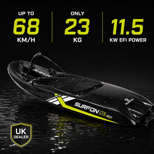 Surfon GTR petrol jet surfboard from an official UK dealer