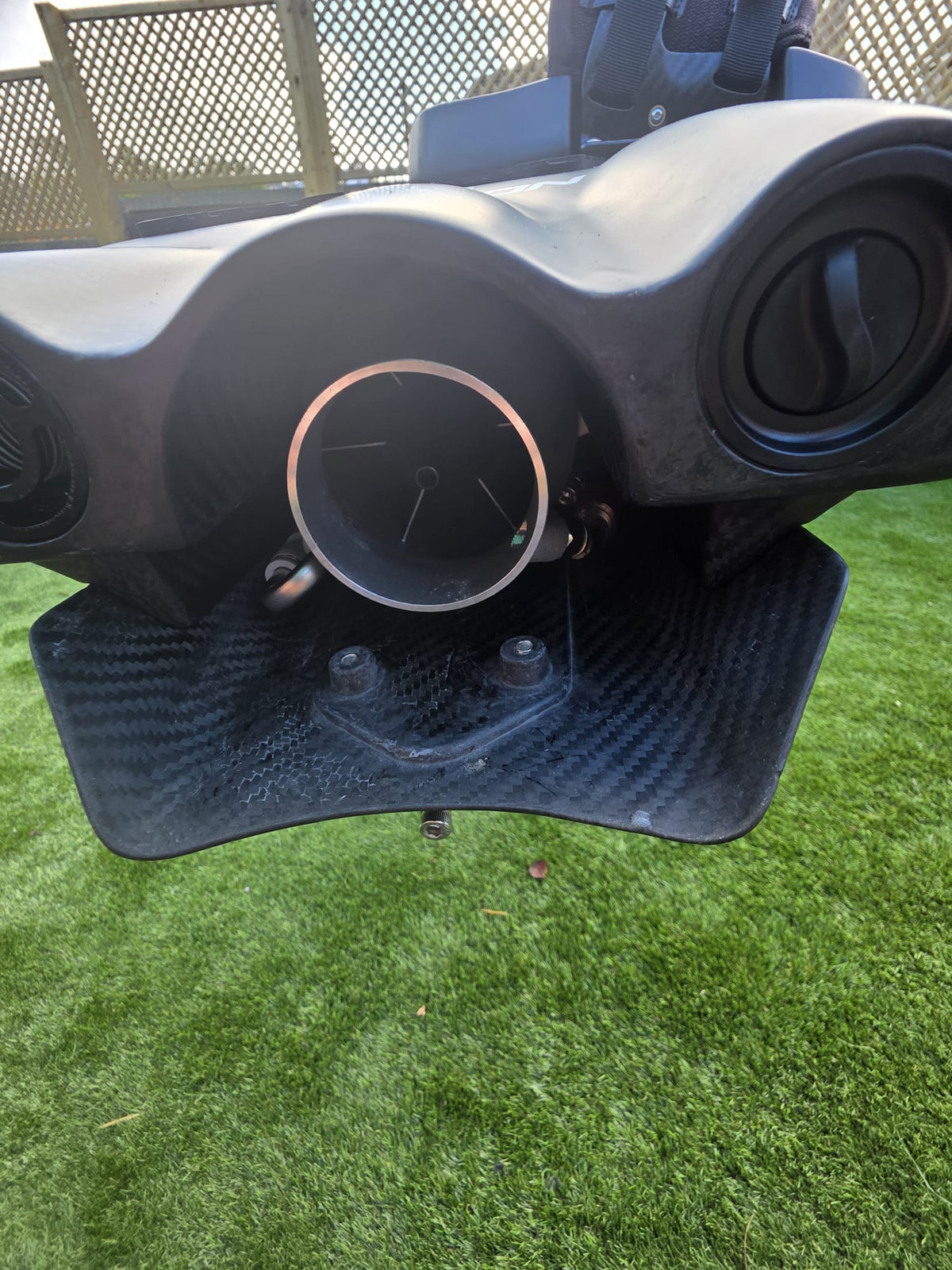 Actual SURFON GTS jet outlet and rear hull detail