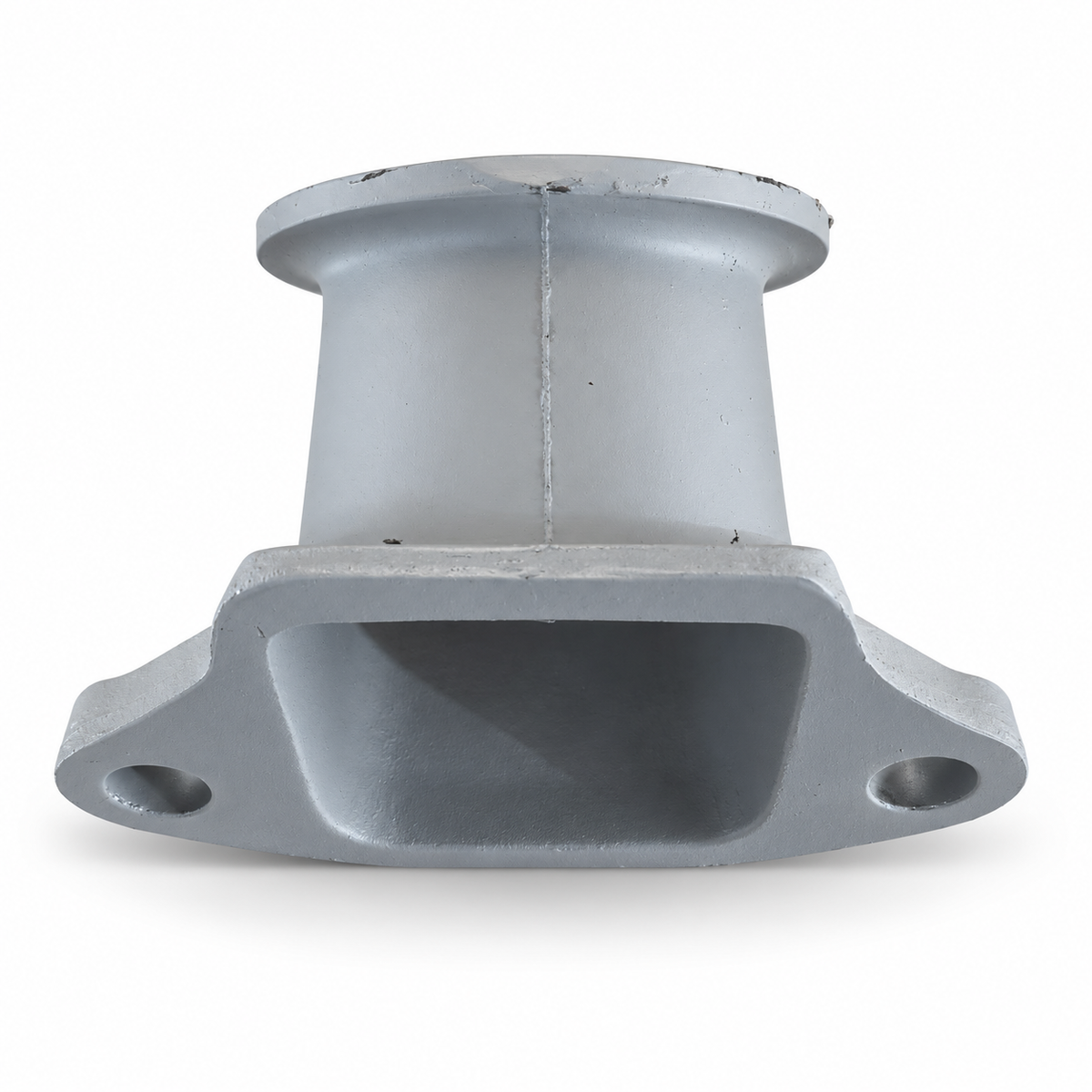 Side view of WSM Yamaha motor mount 011-117 showing the mounting flange and opening.