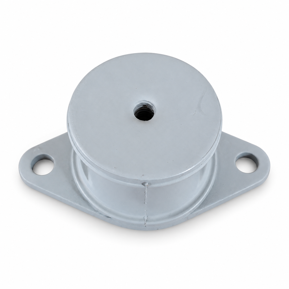 WSM Yamaha 011-116 round engine motor mount showing the central threaded hole and two fixing ears