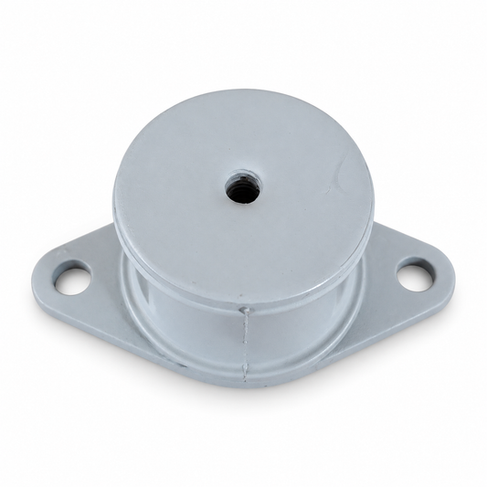 WSM Yamaha 011-116 round engine motor mount showing the central threaded hole and two fixing ears