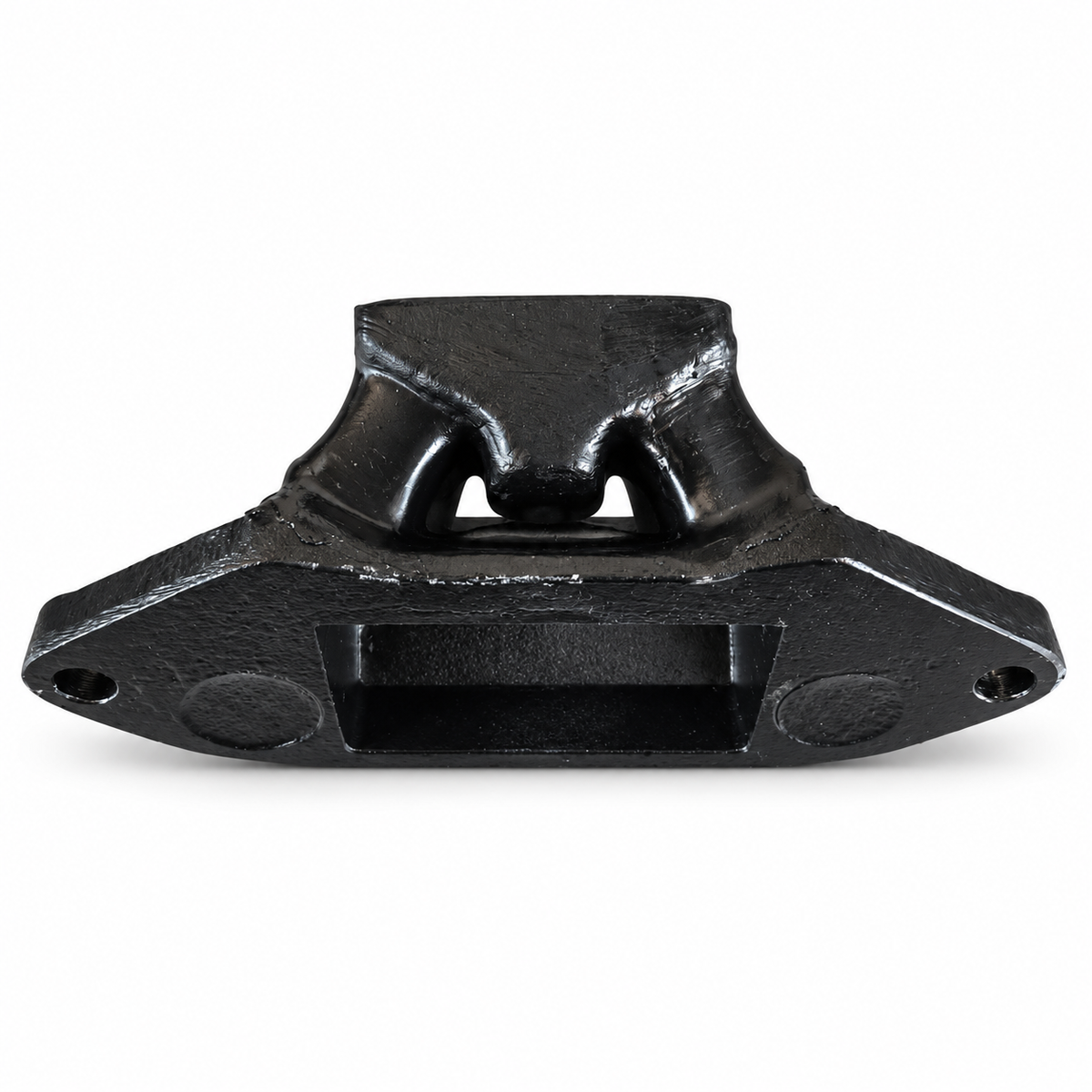WSM 011-125 Yamaha engine mount side and underside view with rubber isolation openings