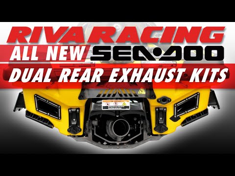Riva Racing Seadoo 2018+ RXT/GTX ALL Dual Twin Rear Exhaust Kit